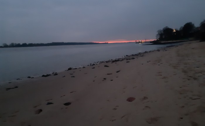 Strandspaziergang – nach&nbsp;Feierabend