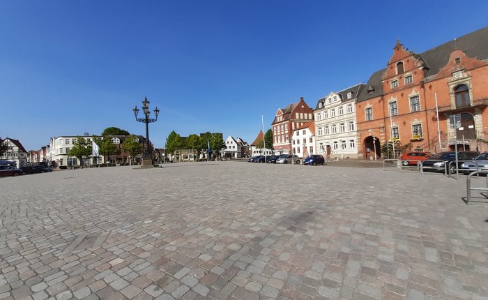 Glücksstadt  am Morgen