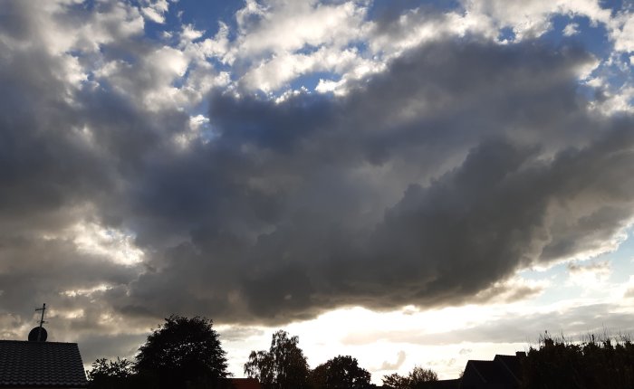 Drohende Wolken