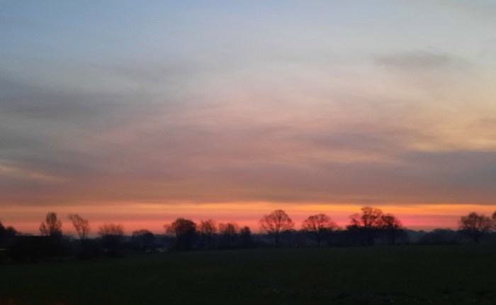 Wanderung im Morgengrauen